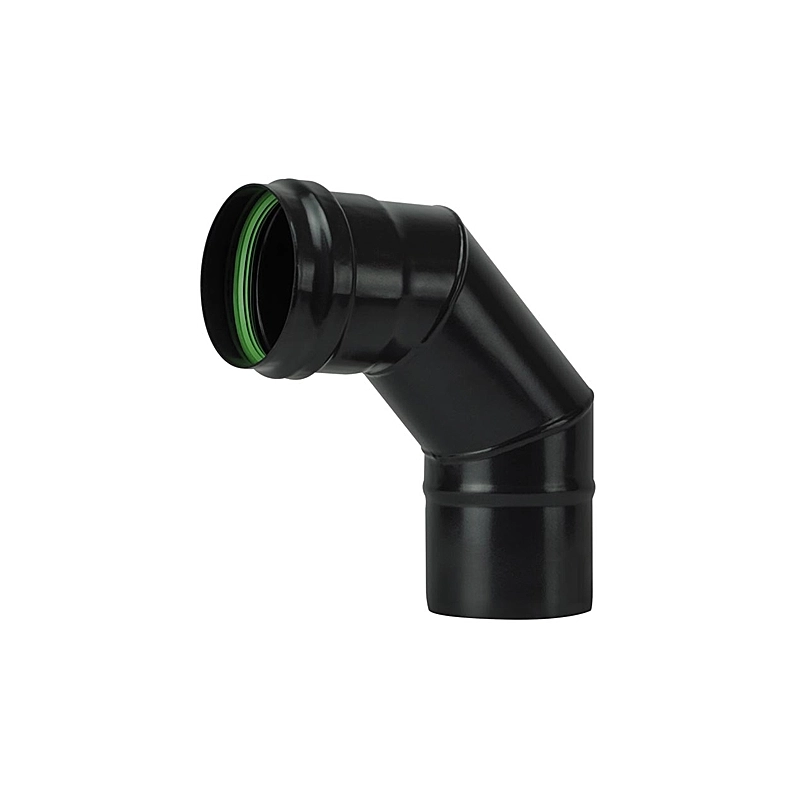 GOMITO PER STUFE PELLET 90 GRADI