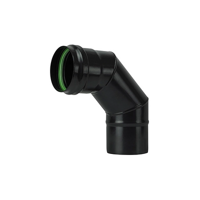 GOMITO PER STUFE PELLET 90 GRADI