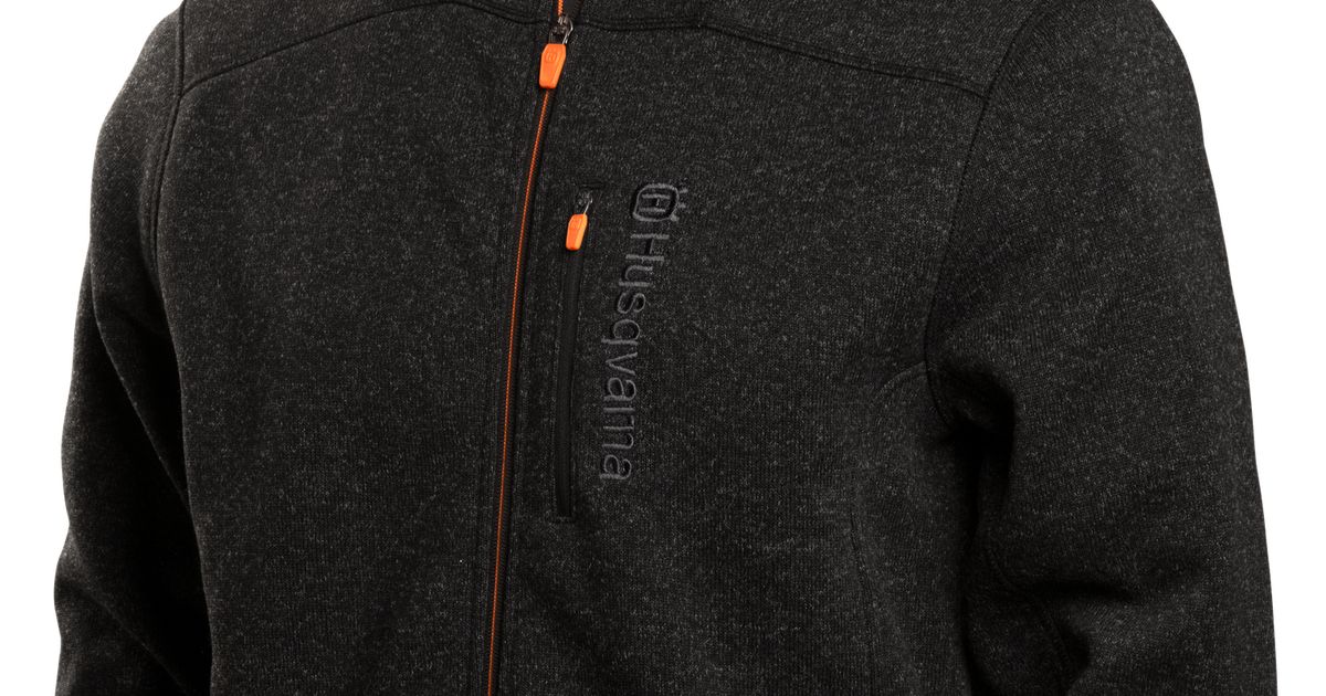 Giacca Xplorer da uomo in pile, Granite Grey Husqvarna