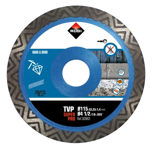 Rubi Disco diamantato per materiali duri TURBO VIPER - TVP
