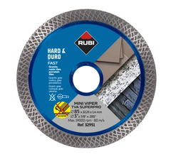 Disco de diamante para materiales duros Mini Viper (TVA) Rubi