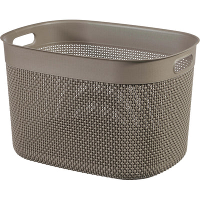 Cesto portaoggetti Filo taglia XL 30 L 44x33x27 cm cappuccino Curver