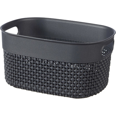 Cesto portaoggetti Filo taglia XS 3,5 L 24x18x12 cm grigio scuro Curver