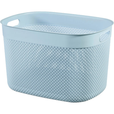 Cesto portaoggetti Filo taglia XL 30 L 44x33x27 cm azzurro Curver