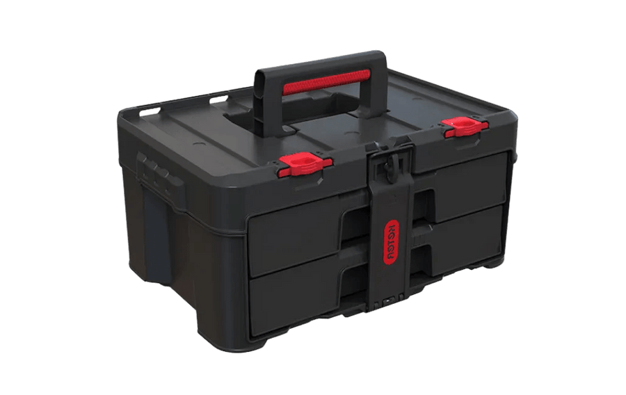Stack & Roll 2 Drawer Tool Box - Graphite Keter