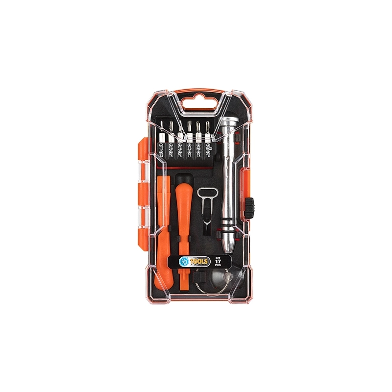 KIT 17 ACCESSORI RIPARAZIONE PER SMARTPHONE E PC
