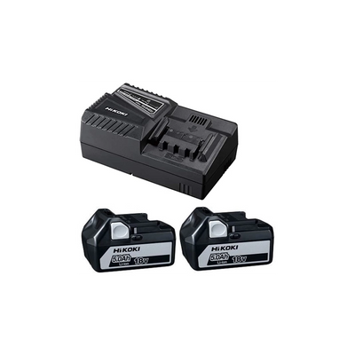 KIT 2 BATTERIE 5 AH E CARICA BATTERIE