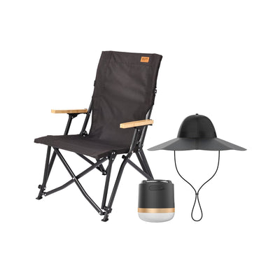 Kit da campeggio con sedia pieghevole, lampada e cappello EcoFlow