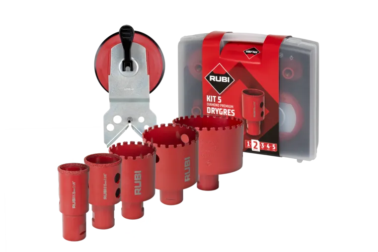 Rubi Kit DRYGRES PREMIUM - Frese diamantate per taglio a secco