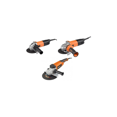 Kit 3 smerigliatrici angolari 115, 125 e 230 mm WS8-115S, WS10-125S e WS22-230 DMS
