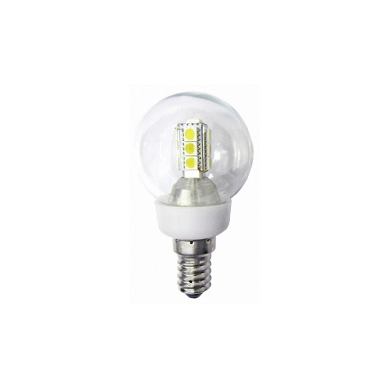 LAMPADA LED SFERA - E14/fredda/6500K
