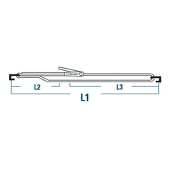 Cinghia di ancoraggio a cricchetto ABS 20040/32 10.000/75 SpanSet