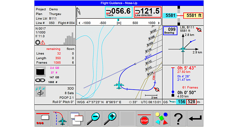 Sistema di gestione e controllo volo FlightPro Leica