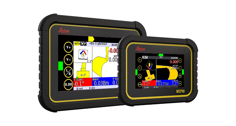 Sistema 2D iCON iXE2 per controllo macchina Leica