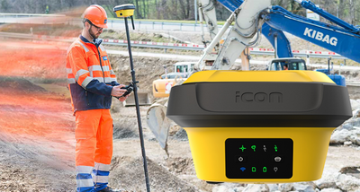 Antenna GNSS per l'edilizia iCON gps 70 Leica