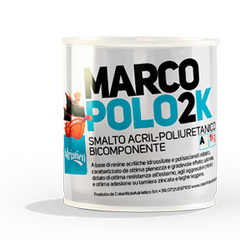 طلاء مينا بولي يوريثان أكريليك ثنائي المكوّنات Marco Polo 2K من Colorificio Adriatico
