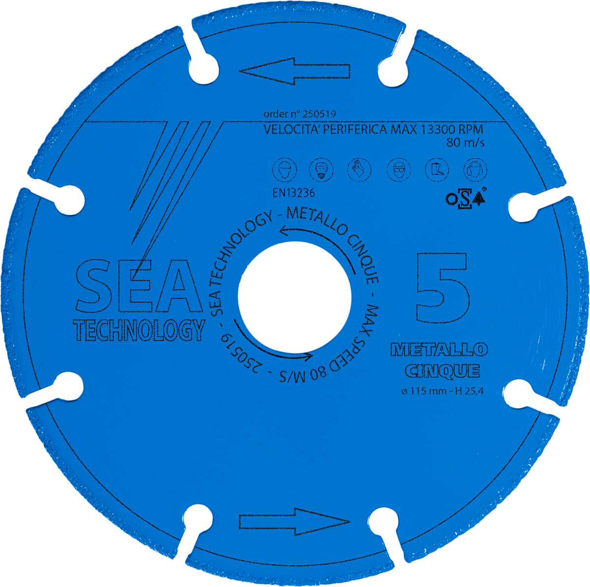 Sea Technology Metallo Cinque - Dischi diamantati