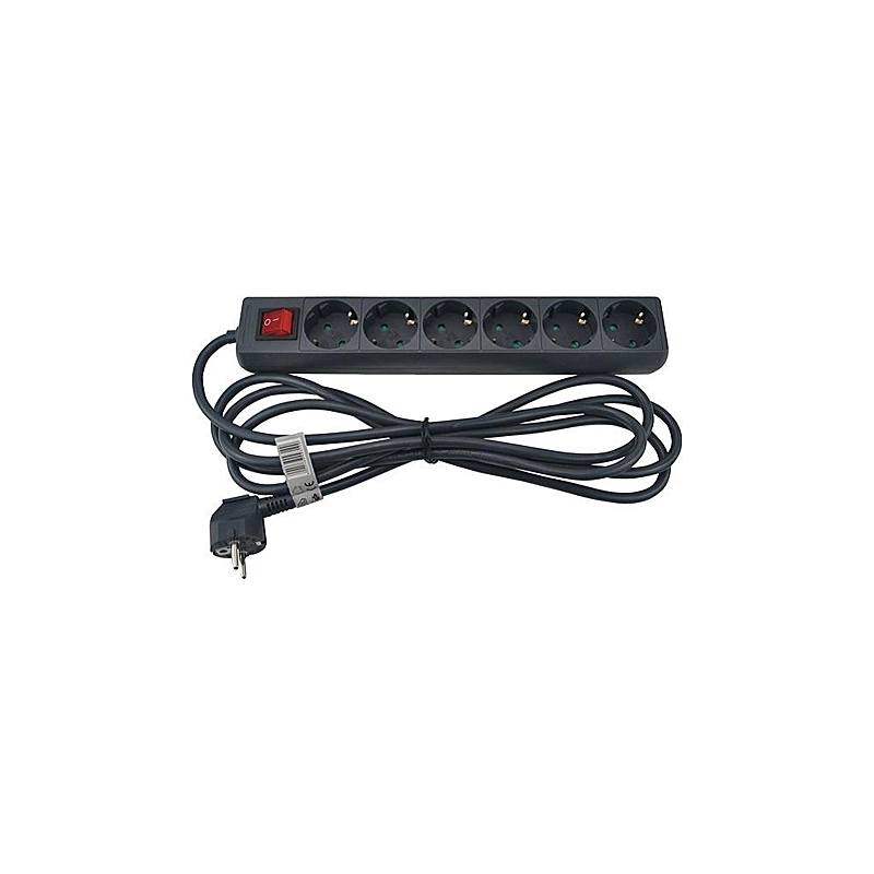 MULTIPRESA SCHUKO CON INTERRUTTORE