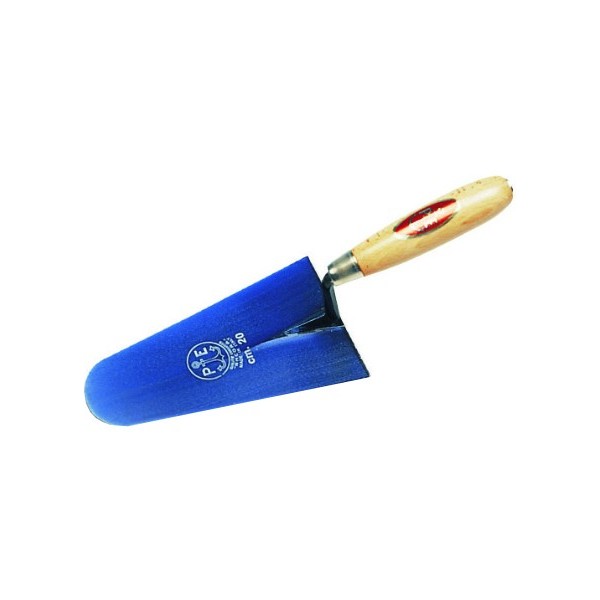 Narrow blade trowel round tip wooden handle Pavan