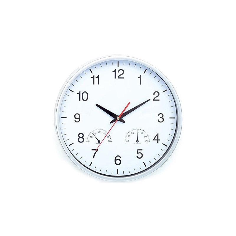 OROLOGIO CON TERMOMETRO E IGROMETRO