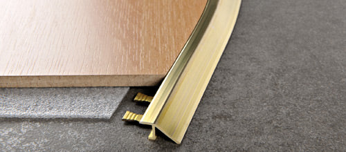 Progress Profilo curvo proslider curve in ottone naturale sagomabile Progress Profiles - Progress Profiles