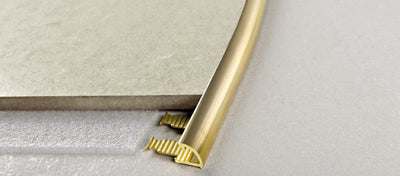 Progress Profilo curvo projolly curve in ottone naturale sagomabile e Progress Profiles - Progress Profiles