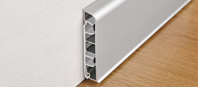 Progress Battiscopa di design proskirting in alluminio anodizzato Progress Profiles - Progress Profiles