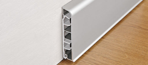 Progress Battiscopa di design proskirting in alluminio anodizzato Progress Profiles - Progress Profiles
