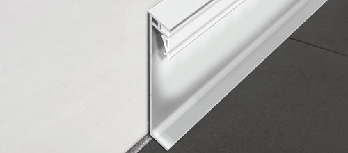 Progress Battiscopa di design proskirting giled in alluminio Progress Profiles - Progress Profiles
