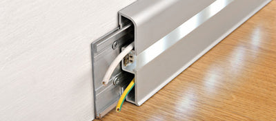 Progress Battiscopa di design proskirting led in alluminio anodizzato Progress Profiles - Progress Profiles