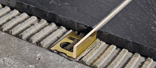Progress Profilo per pavimenti prolevigal in ottone naturale Progress Profiles - Progress Profiles