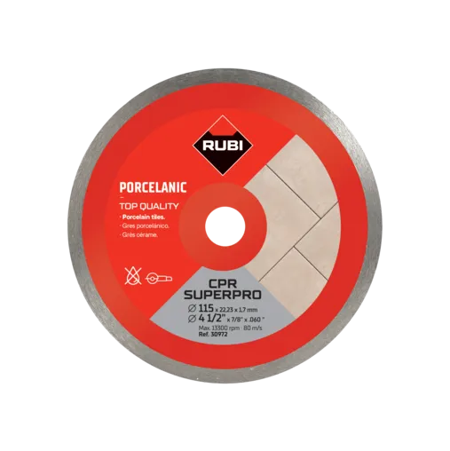 Rubi Disco diamantato porcellanato CONTINUO-CPR