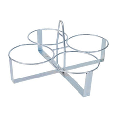 Porta secchi a 4 posti zincato Tekcnoplast