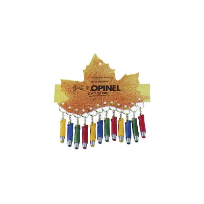 Coltellino portachiavi con lama inox 3,5 cm, cartella da 12 pezzi
