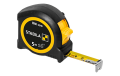 Flexómetro BM 100, escala graduada en cm/pulgadas Stabila