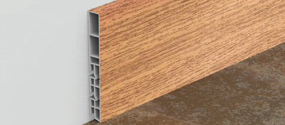 Progress Battiscopa di design promultiskirt square in resina vinilica Progress Profiles - Progress Profiles