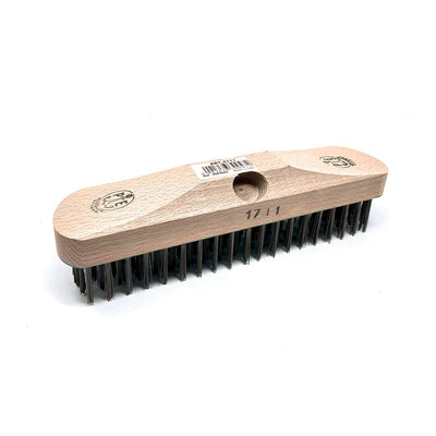 Push broom for bitumen high strength tempered steel wire — 1711 Pavan