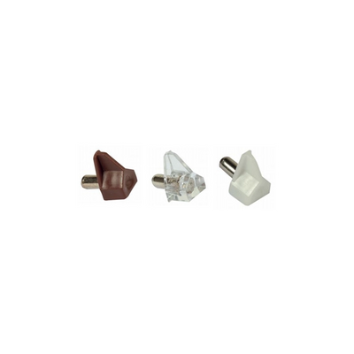 Reggipiano in plastica con perno in ferro zincato diametro 5 mm, blister 12 pezzi
