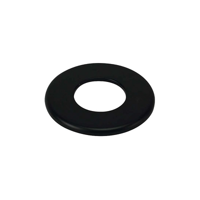 Rosone copriforo nero opaco per tubi stufa Ø 8 e 10 cm