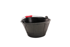 Secchio gomma italiano impugnatura plastica (10 L) Rubi