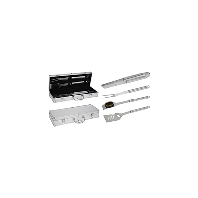 SET 4 PEZZI INOX IN VALIGETTA