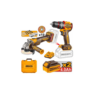 SET TRAPANO + SMERIGLIATRICE INGCO