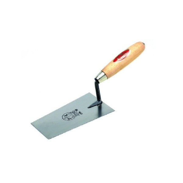 Pavan Stainless steel trowel square tip wooden handle