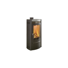 Wood-burning stove Quasar, black ceramic