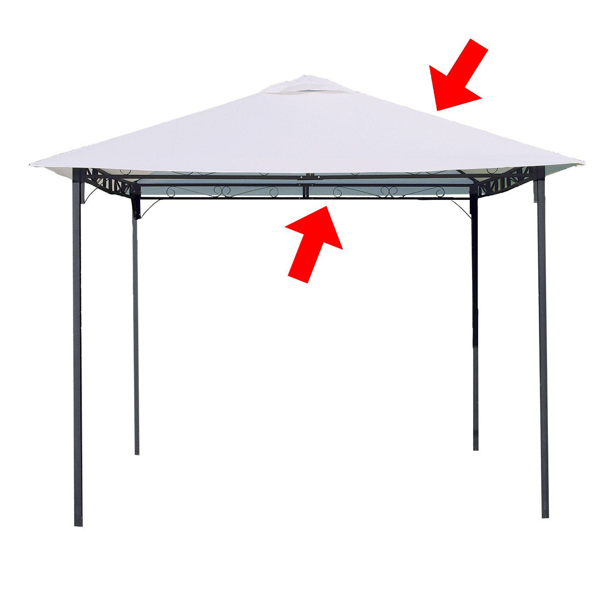 Telo Ricambio Gazebo STYLE Verdelook