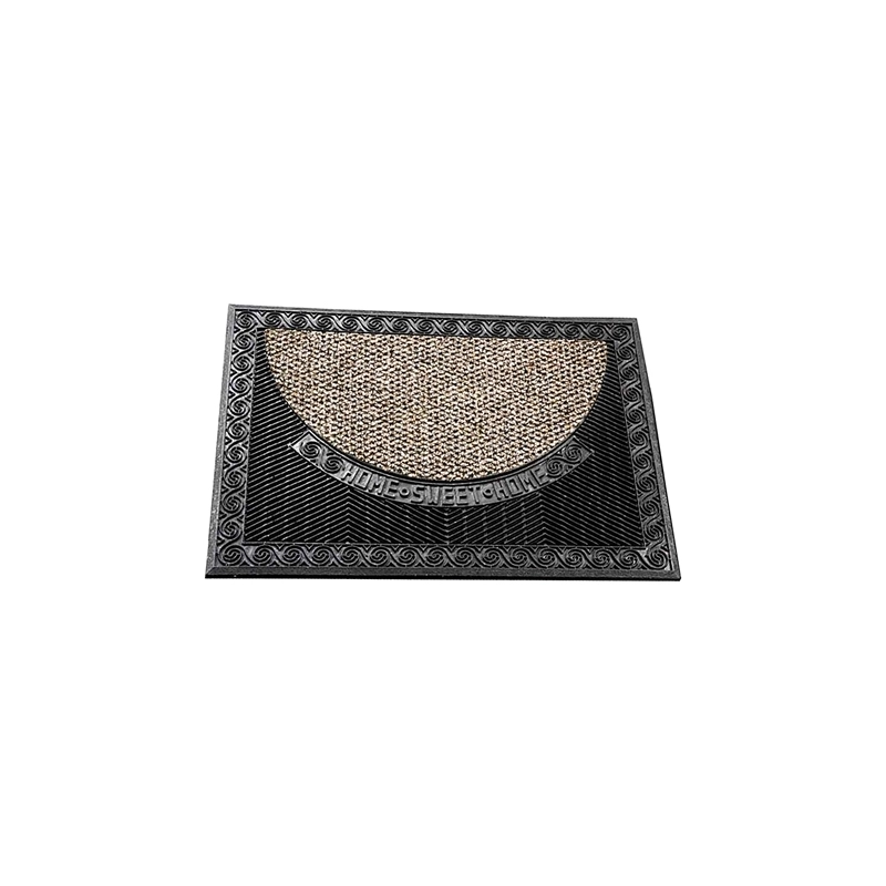 TAPPETO NERO CON MOQUETTE