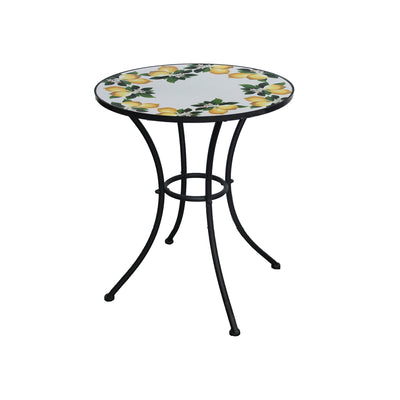 Tavolino Tondo Mosaico LEMON Verdelook