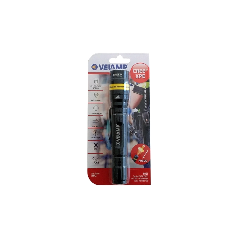 TORCIA ALLUMINIO LED 3W IM42