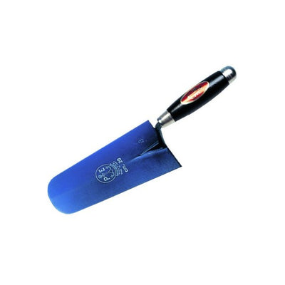 Pavan Traboccante type trowel reinforced black handle with metal cap