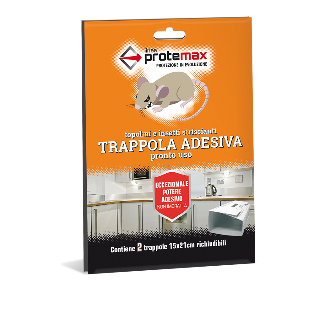 Topolini E Insetti Striscianti Trappola Adesiva — Protemax